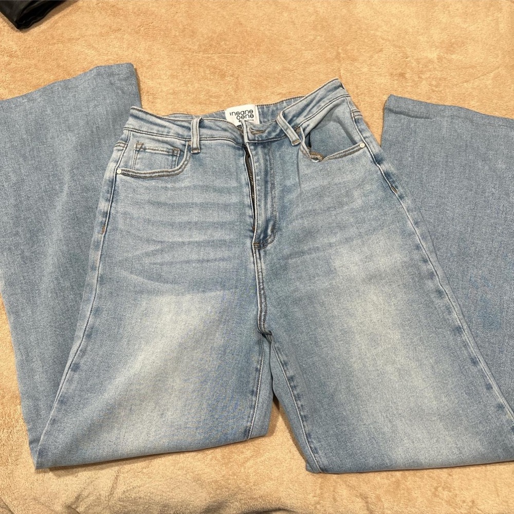 Women's Light Blue Flare Jeans